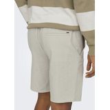 JACK & JONES - Pantalon - Lichtgrijs - Basisweefsel - Lange Pijpen