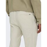 ONLY & SONS Stoffhose »ONSLINUS CROP 0007 COT LIN PNT NOOS«, mit Leinen