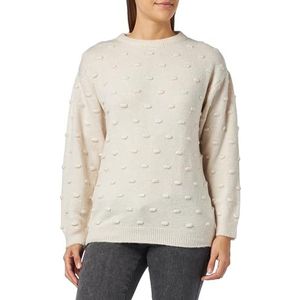 MAMA.LICIOUS Mlrobin L/S gebreide trui voor dames, Grijs (Whitecap Grey)