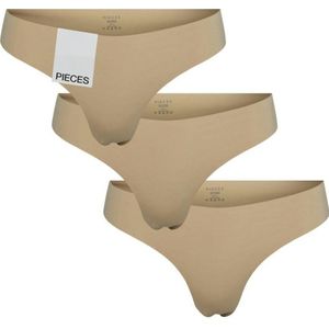 PIECES string PCNAMEE (set van 3) beige