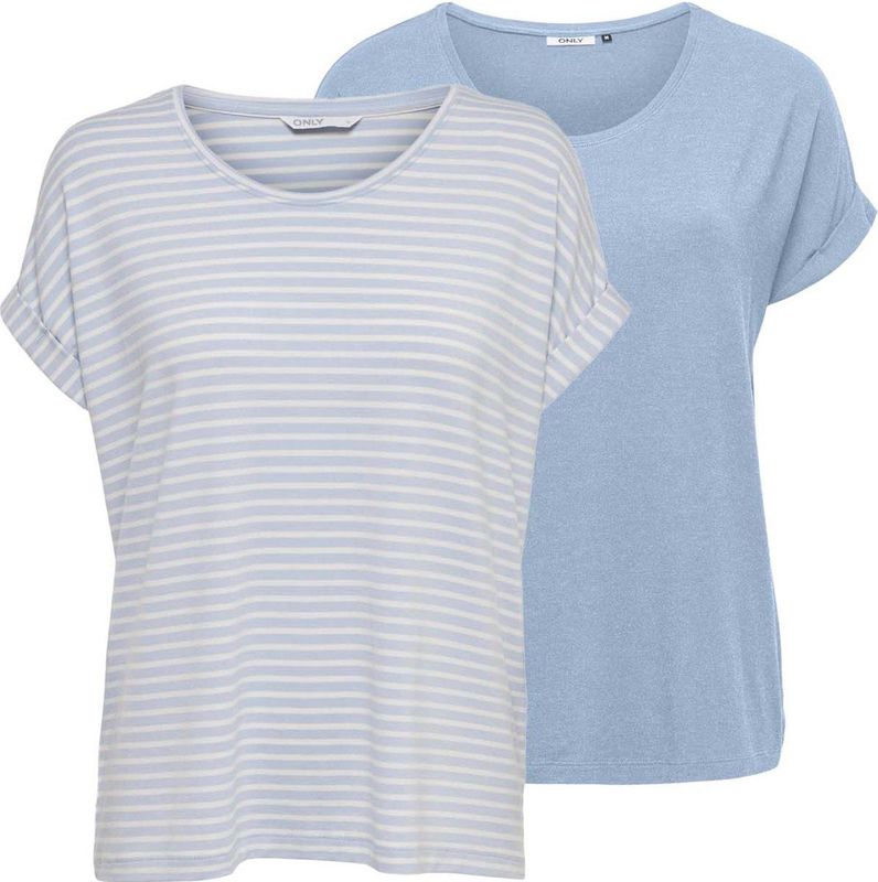 ONLY - ONLMOSTER TOP CS JRS 2PACK - Meisjes - Blouses