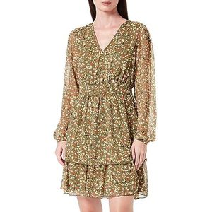 Adele - Zomerjurk - Dierenprint - Gerecycled Materiaal - V-hals