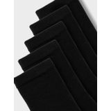 NAME IT KIDS Sokken - set van 5 Zwart