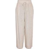 Noisy May - Casual Joggingbroek - Natuur - Linnen - Brede Pasvorm