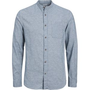 Jack&jones Jjeband Melange Shirt Ls Sn Heren Overhemd