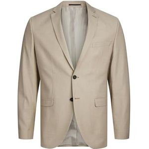 JACK & JONES JPRSOLARIS Super Slim Fit Blazer voor mannen, enkele rij knopen, Pure kasjmier, 56