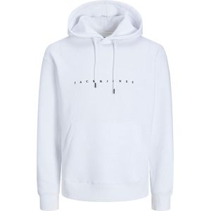 JACK & JONES - Star Hoodie - Sweater - Grijs - Katoen