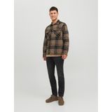 Jack & Jones Hose MIKE Tapered Jeans im 5-Pocket-Style mit Knopfleiste und Gürtelschlaufen