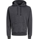 JACK & JONES - Drew - Hoodie - Zwart - Katoenmengsel met Capuchon