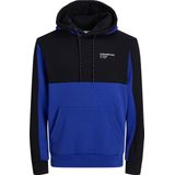 JACK & JONES - Force Blocking Sweat Hood - Heren Hoodie - Kobaltblauw