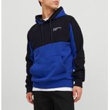JACK & JONES - Force Blocking Sweat Hood - Heren Hoodie - Kobaltblauw
