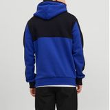 JACK & JONES - Force Blocking Sweat Hood - Heren Hoodie - Kobaltblauw