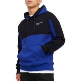 JACK & JONES - Force Blocking Sweat Hood - Heren Hoodie - Kobaltblauw