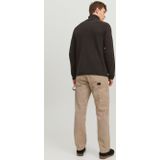 JACK & JONES - Hill Knit - Pullover - Bruin Melange - Katoen