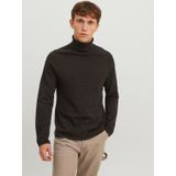 JACK & JONES - Hill Knit - Pullover - Bruin Melange - Katoen