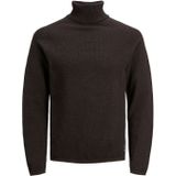 JACK & JONES - Hill Knit - Pullover - Bruin Melange - Katoen