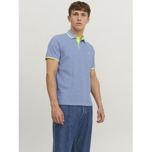 JACK & JONES - Pique T-shirt - Zwart - 100% Katoen