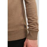 JACK & JONES Emil knit roll neck slim fit, heren pullover viscosemengsel met col, camel bruin