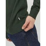 JACK & JONES - Emil - Pullover - Groen - Viscosemengsel met O-hals