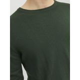 JACK & JONES - Emil - Pullover - Groen - Viscosemengsel met O-hals