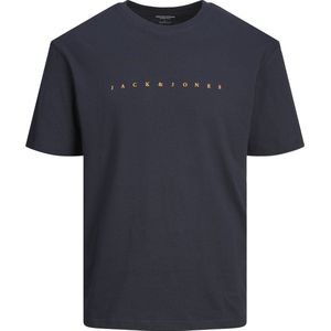 Jack&Jones t-shirt korte mouw relaxed fit donkerblauw