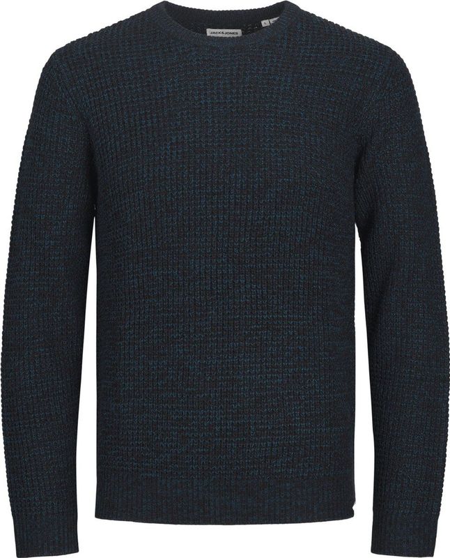 JACK & JONES - William - Pullover - Blauw Melange - Acryl