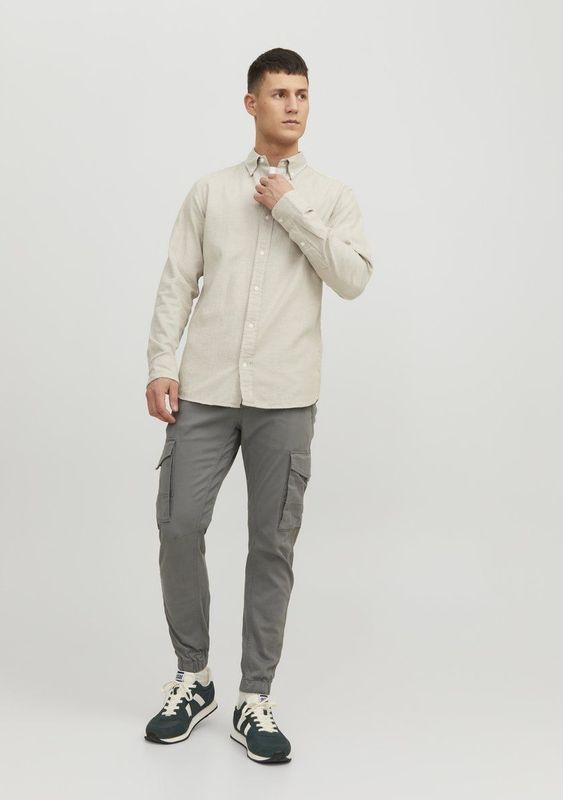 SCHIESSER - Casual Nightwear - Dames Shortama - Donkergrijs - Katoen