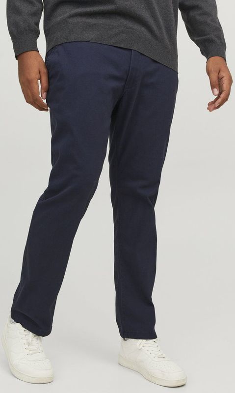 Chino Broek - Effen - Katoen/Elastaan - Slim Fit
