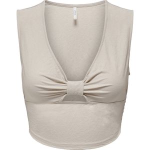 ONLY Onljany top voor dames, grijs, XS