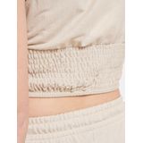 Only - Mouwloze V-hals Top - Wit - Pumice