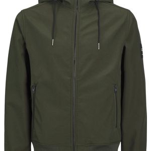 Jack & Jones Jacke BASIC Softshelljacke mit Kapuze und Reißverschluss