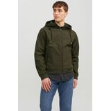 Jack & Jones Jacke BASIC Softshelljacke mit Kapuze und Reißverschluss