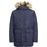 Jack & Jones - Parka - Groen - Waterafstotend - Imitatiedons