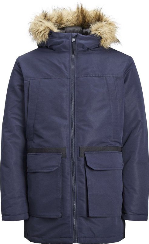Jack & Jones - Parka - Groen - Waterafstotend - Imitatiedons
