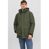 JACK & JONES ESSENTIALS Jas JJEROB met Logo Groen