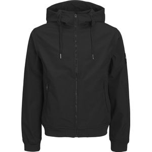 JACK & JONES PLUS SIZE Softshell Jas Plus Size Zwart
