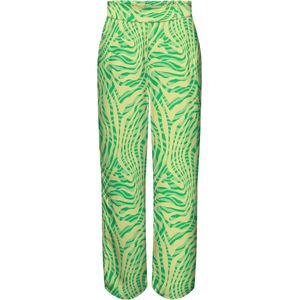Only - Chicago Palazzo Pant - Groen - Hoogwaardig Materiaal - Regular Fit