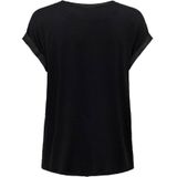 Only - Onllieke s s Satin Mix Top Wvn Noos - Dames - Blouses