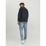 JACK & JONES Jjerocky Faux Suede Bomber Herenjas (1 stuk), Zwart, XXL