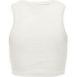 Blousetop - Effen - Jersey - Mouwloos - Aansluitende Pasvorm