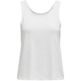 Only - Tanktop - Kleur White - Materiaal Regular Fit