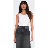 Only - Tanktop - Kleur White - Materiaal Regular Fit