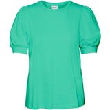 T-shirts - O-hals - 2/4 Mouwen - Volumineuze Mouwen - Regular Fit