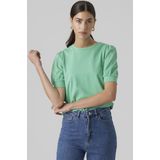 T-shirts - O-hals - 2/4 Mouwen - Volumineuze Mouwen - Regular Fit