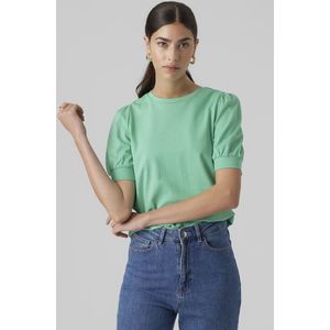 T-shirts - O-hals - 2/4 Mouwen - Volumineuze Mouwen - Regular Fit