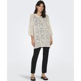 Only - ONLBEACHIE LIFE SS LOOSE O-NECK Kleding - Cloud Dancer - Breisel