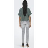 ONLY - ONLPAULA LIFE TIE SHIRT - Blouse - Balsam Green - 100% Viscose