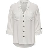 Only - Blouse - Snow White - 100% Viscose - Regular Fit