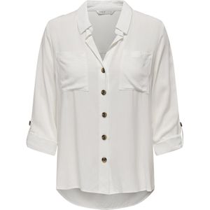 Only - Blouse - Snow White - 100% Viscose - Regular Fit
