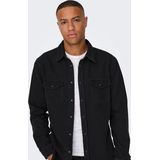 Only & Sons - ONSBANE DENIM - Overhemd - Grijs - Regular Fit